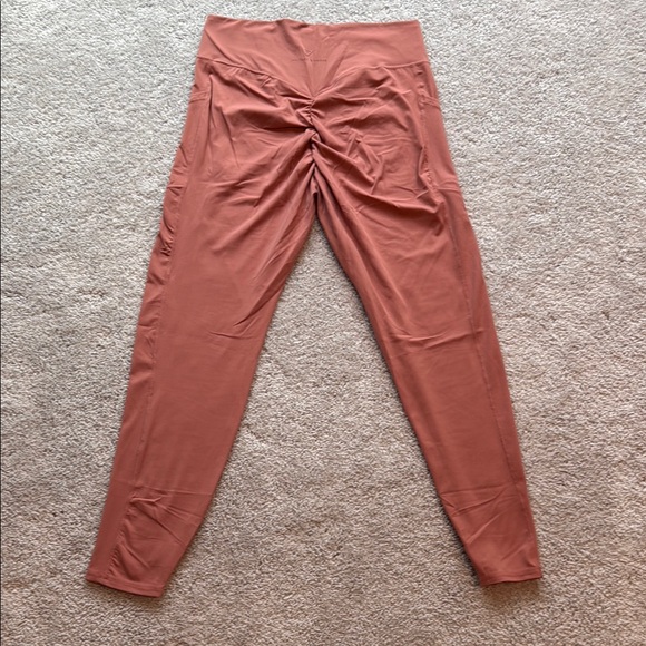 Gymshark x Whitney Simmons V5 Collection Canton Red High Waisted Leggings - Picture 3 of 6